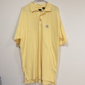 🔴Izod men’s yellow golf polo size XLT